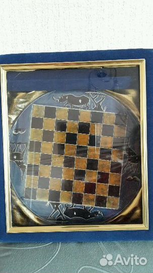 Шахматы декоративные из камня (ручная работа)