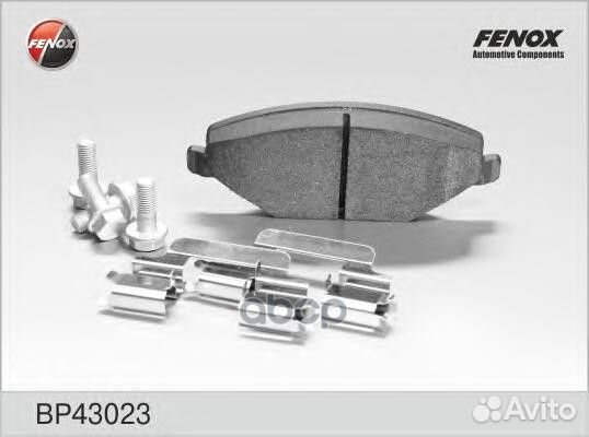 Колодки диск.перед. bp43023 fenox