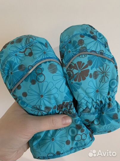 Варежки детские, размер м, 4-6 лет