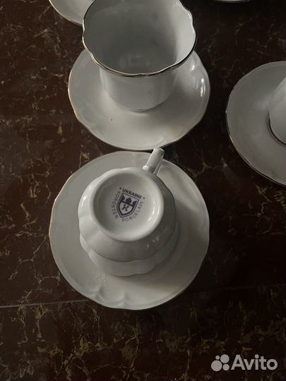Чашка с блюдцем украина новые