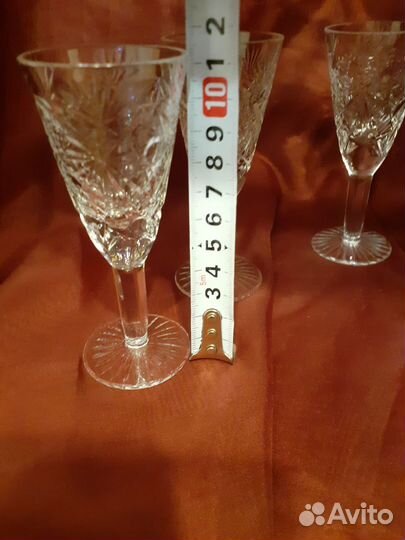 Хрустальные рюмки на ножке СССР
