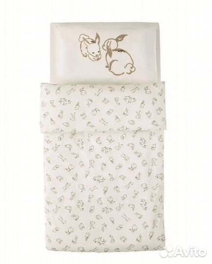 Детское постельное белье IKEA Икеа Rodhake Зайчики
