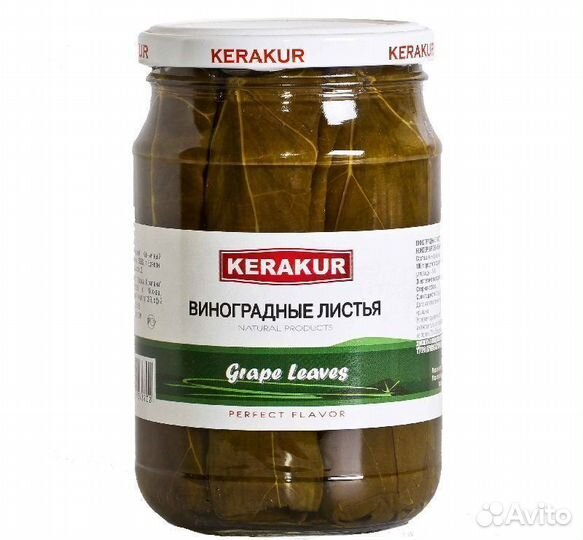 Опт - Виноградные листья 600г 1х12шт