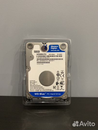 HDD 2.5 500гб WD blue 2019-20года