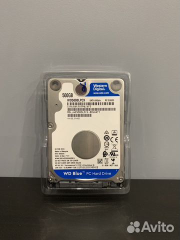 HDD 2.5 500гб WD blue 2019-20года