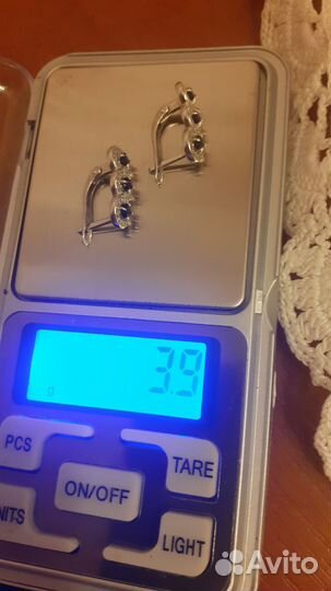 Серьги серебро 925