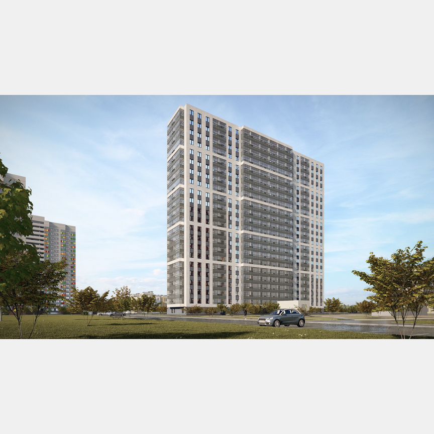 1-к. квартира, 30,3 м², 20/22 эт.