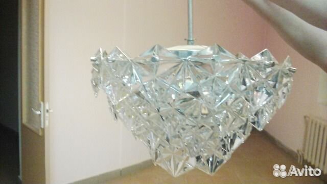 Хрустальная люстра времен СССР