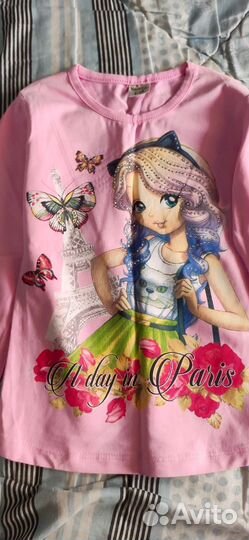 Лонгсливы на девочку новые