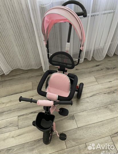 Детский велосипед с ручкой новый