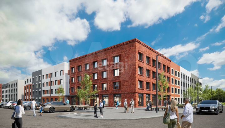 Квартира-студия, 24,7 м², 3/4 эт.