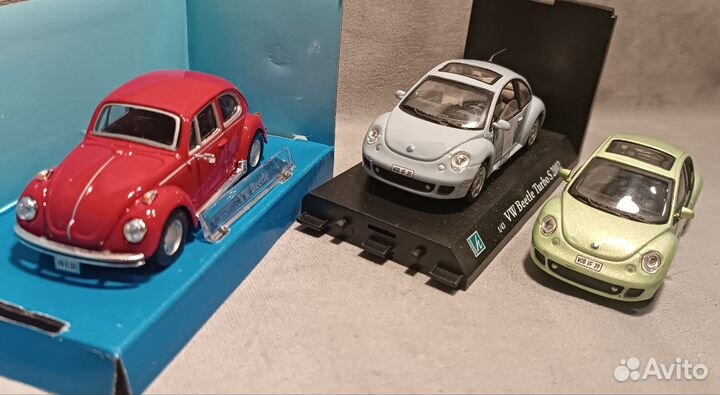 Модели volkswagen Beetle, Golf, transporter 1/43