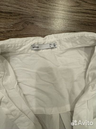 Белая длинная рубашка Lefties размер L