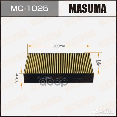 Фильтр салона Subaru Impreza 03-07 masuma MC1025