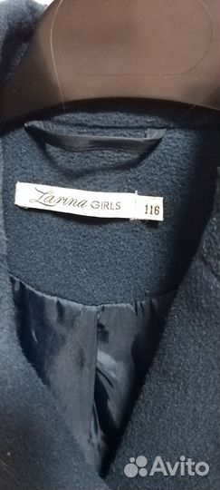 Пальто для девочки 116