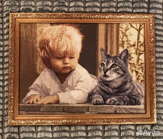 Картина вышитая крестом