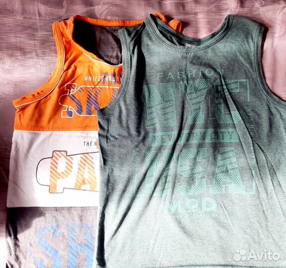 Футболки и шорты на мальчика р 134-140