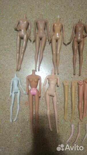 Головы кукл лот. Разные запчасти