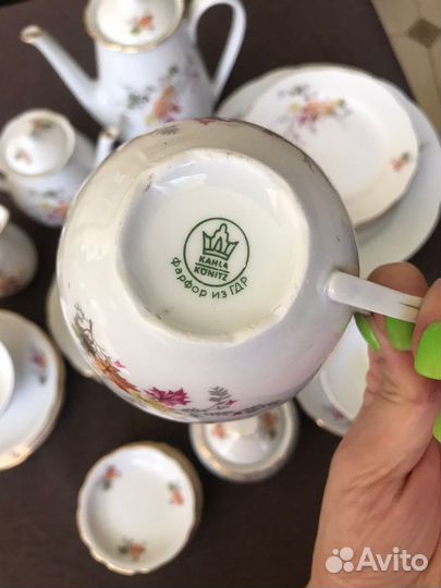 Фарфоровый сервиз гдр