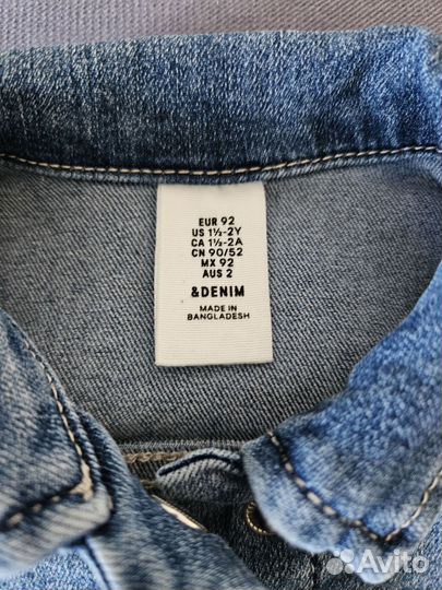 Джинсовая куртка H&M 92 р