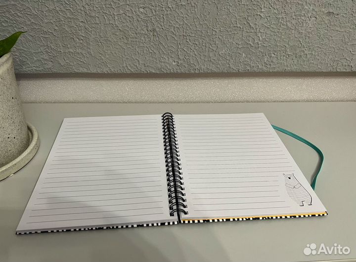 Блокнот книжка записная новая с медведями