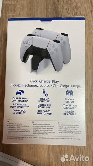 Sony playstation 5 dualsense зарядная станция