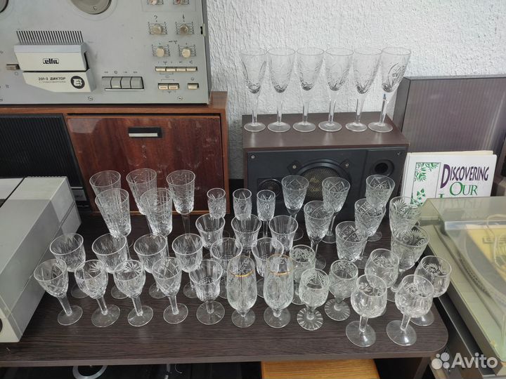 Фужеры хрустальные СССР