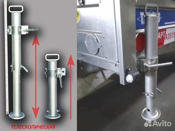 Стойка опорная D57 с хомутом