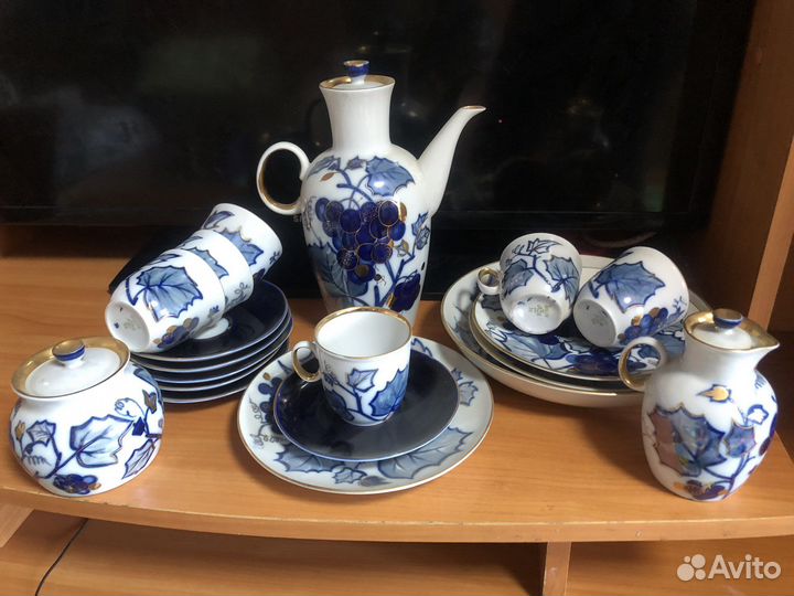 Сервиз кофейный Лфз Виноград