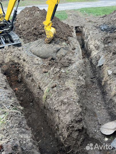 Услуги миниэкскаватора