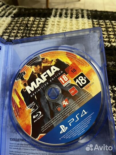 Игра для ps4 Mafia definitiv edition