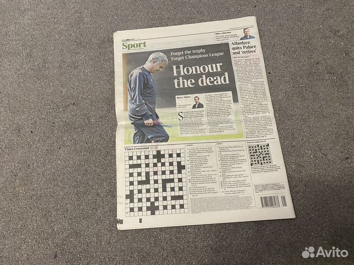 Газета The Times 2017 года