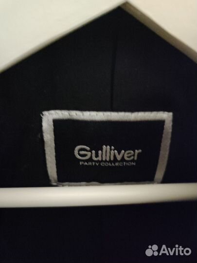Детский черный пиджак Guliver Party Collection 80