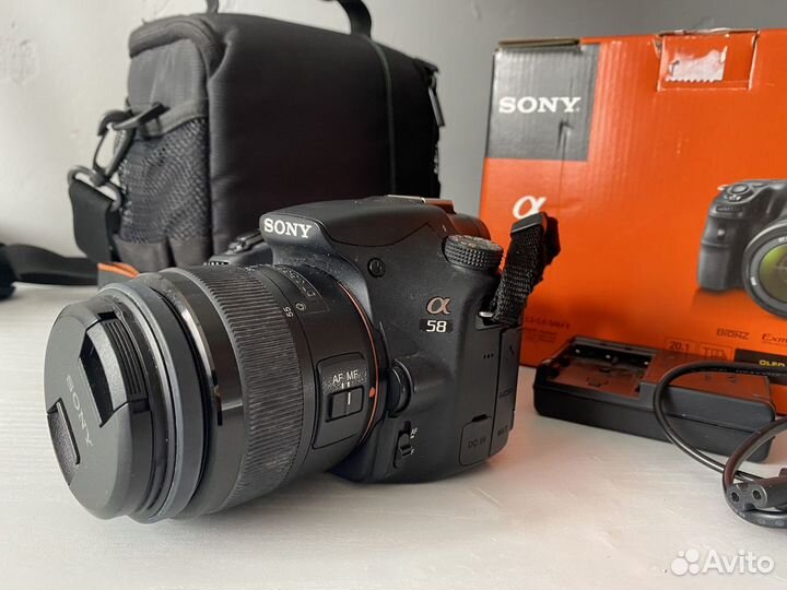 Зеркальный фотоаппарат sony alpha 58