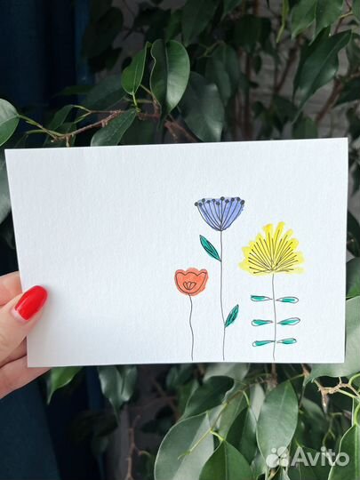 Открытки ручной работы открытка на день рождения