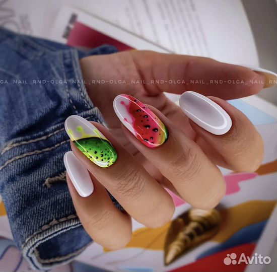 Маникюр/наращивание/галь лак