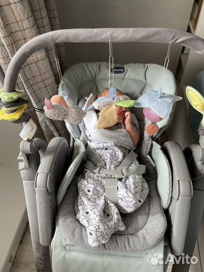 Стульчик для кормления chicco polly magic relax