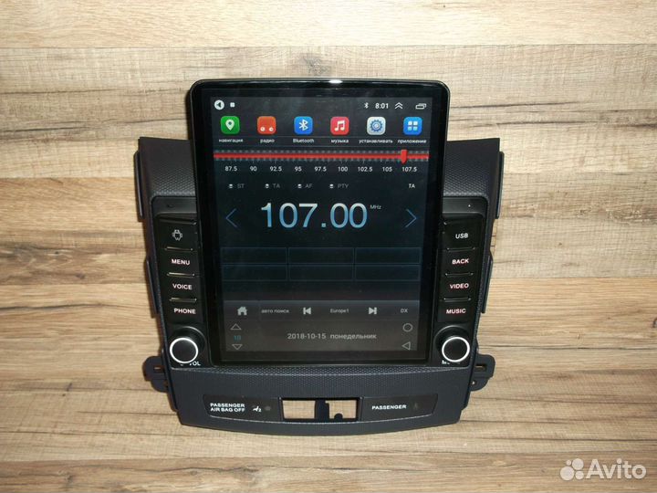 Магнитола Mitsubishi Outlander XL Tesla Android