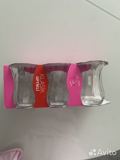 Турецкие чашки/армуды 6 шт