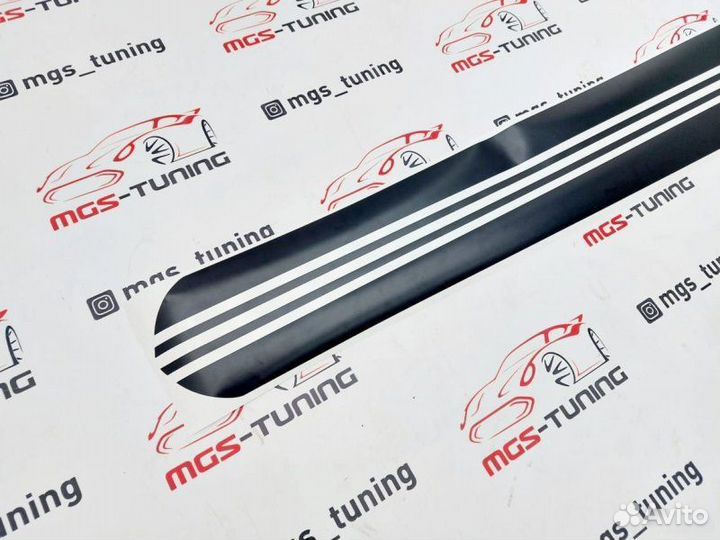 Наклейки AMG Edition на GLC-Class X253 черный мат