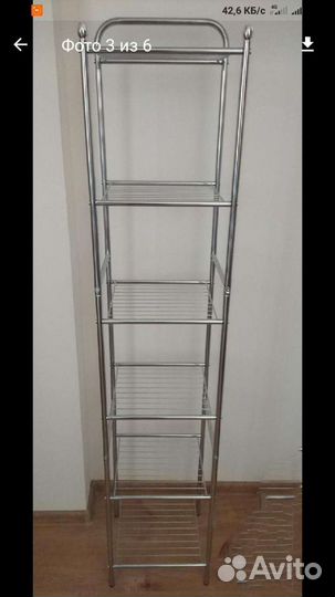 Стеллаж органайзер для ванной комнаты. В упаковке