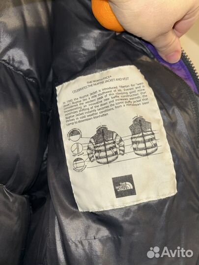 The north face пуховик 1992
