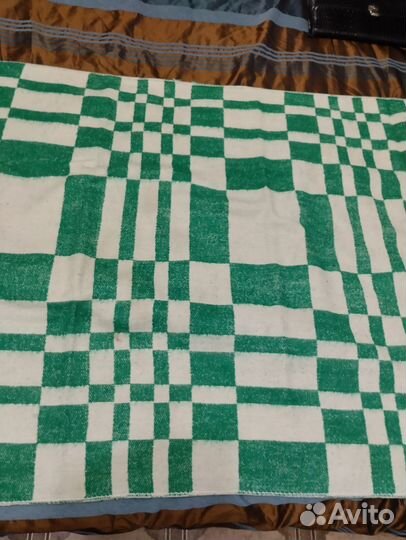 Детский, тёплый плед и байковое одеялко из СССР