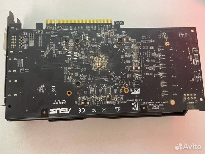 Видеокарта Asus rx 570 (rx 580) 8gb