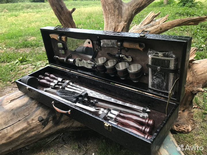 Наборы шампуров в кейсе на 6 персон