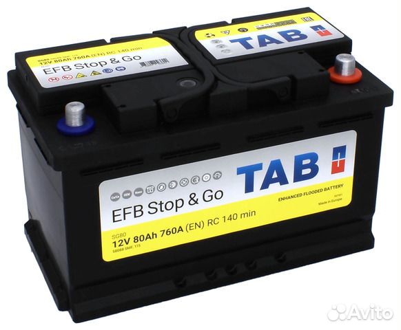 TAB EFB stop&GO 80Ah