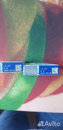 Линзы acuvue oasys -2,25