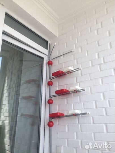 Угловая полка для ванной