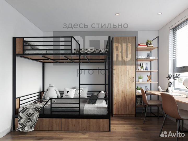 Детская кровать чердак