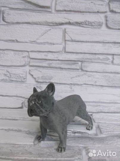 Статуэтка французский бульдог фигурка из камня